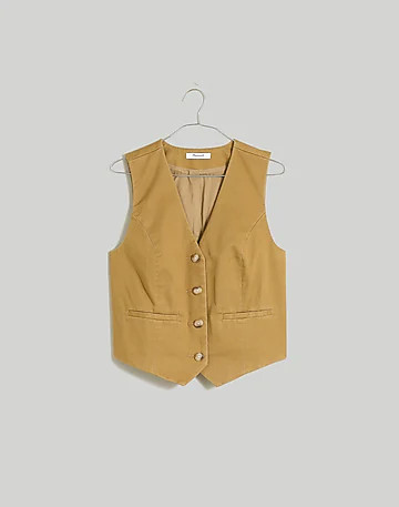 Button-Front Vest in (Re)generative Chino | Madewell