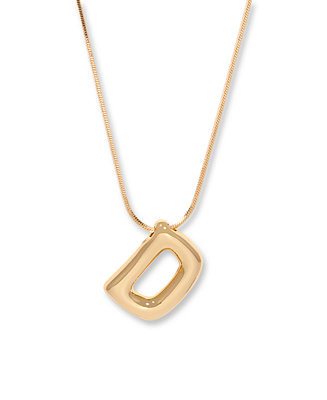 brook & york Gold Plated Pippa Bubble Initial Short Pendant Necklace - Macy's | Macy's