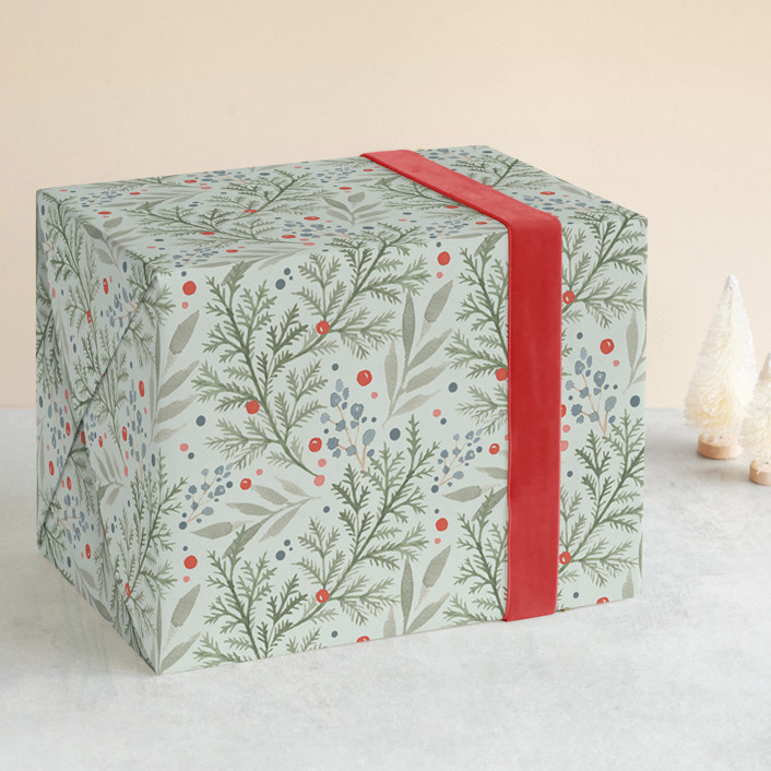 Evergreens Wrapping Paper | Minted