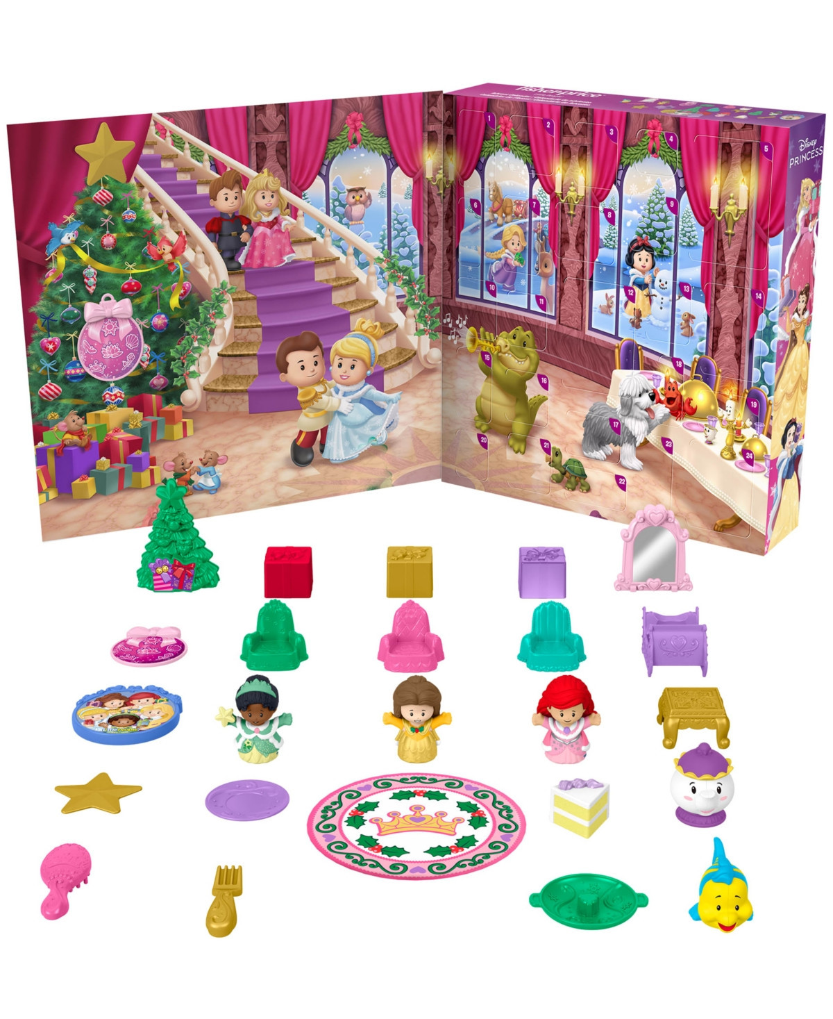Little People Disney Princess Advent Calendar, 24 Toys - Multi-Color | Macy's