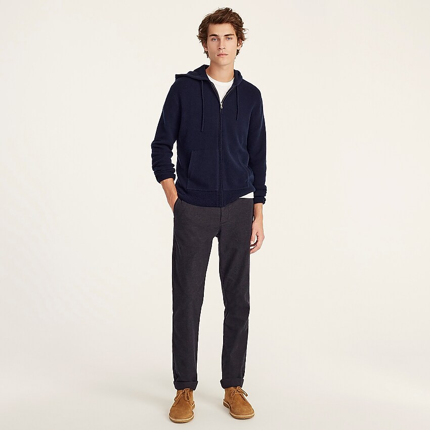 Cashmere full-zip hooded sweater | J. Crew US