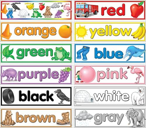 Teacher Created Resources Colors Headliners (4482),Multi Color | Amazon (US)
