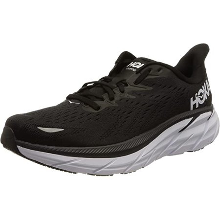 HOKA ONE ONE Clifton 8 Women s Shoes Black / White Size 7 | Walmart (US)