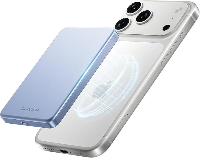 10,000mAh for MagSafe Power Bank Ultra Slim, Magnetic Wireless Charger with USB-C Cable, Fast Cha... | Amazon (US)