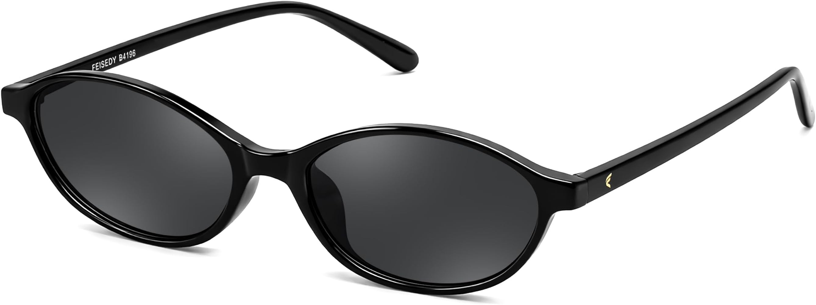 FEISEDY Retro Oval Sunglasses for Women Cat Eye 90s Lightweight Narrow Shades Trendy Sun Glasses ... | Amazon (US)