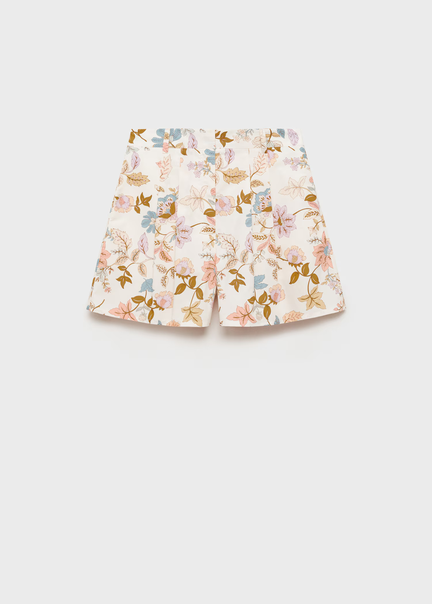 Floral dart shorts - Women | MANGO USA | Mango (US/MX/AU)