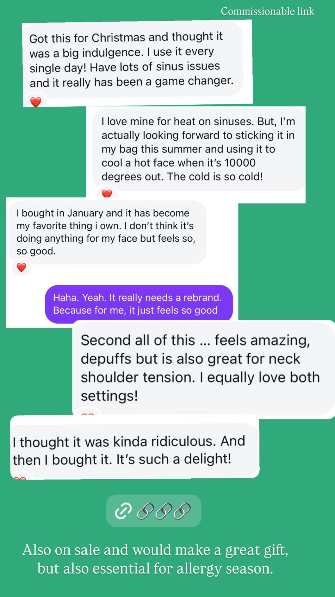 Also on sale and would make a great gift, but also essential for allergy season.  Commissionable link

#LTKBeauty #LTKSaleAlert #LTKGiftGuide