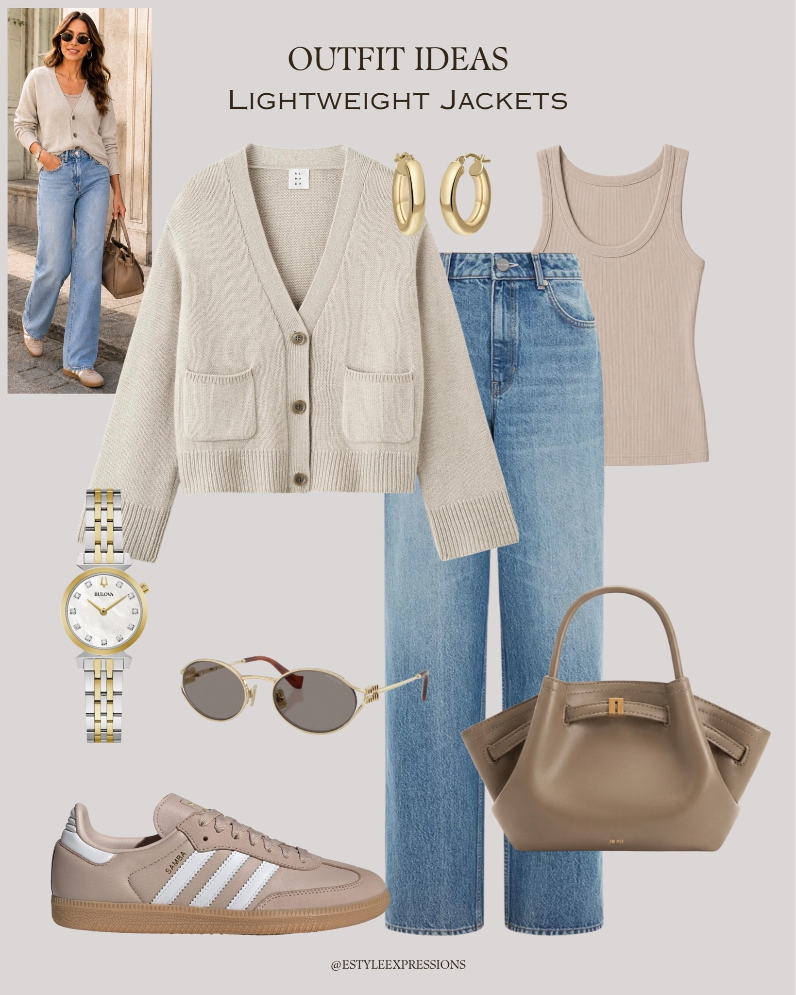 Transitional Outfits with Lightweight Jackets!✨ From cozy cardigans to funnel neck jackets and chic tweeds, these effortless layers are perfect for throwing over tees, tanks, or lightweight knits-ideal for crisp mornings and breezy evenings.🤎🍂

#LTKworkwear #LTKjeans #LTKstyletip