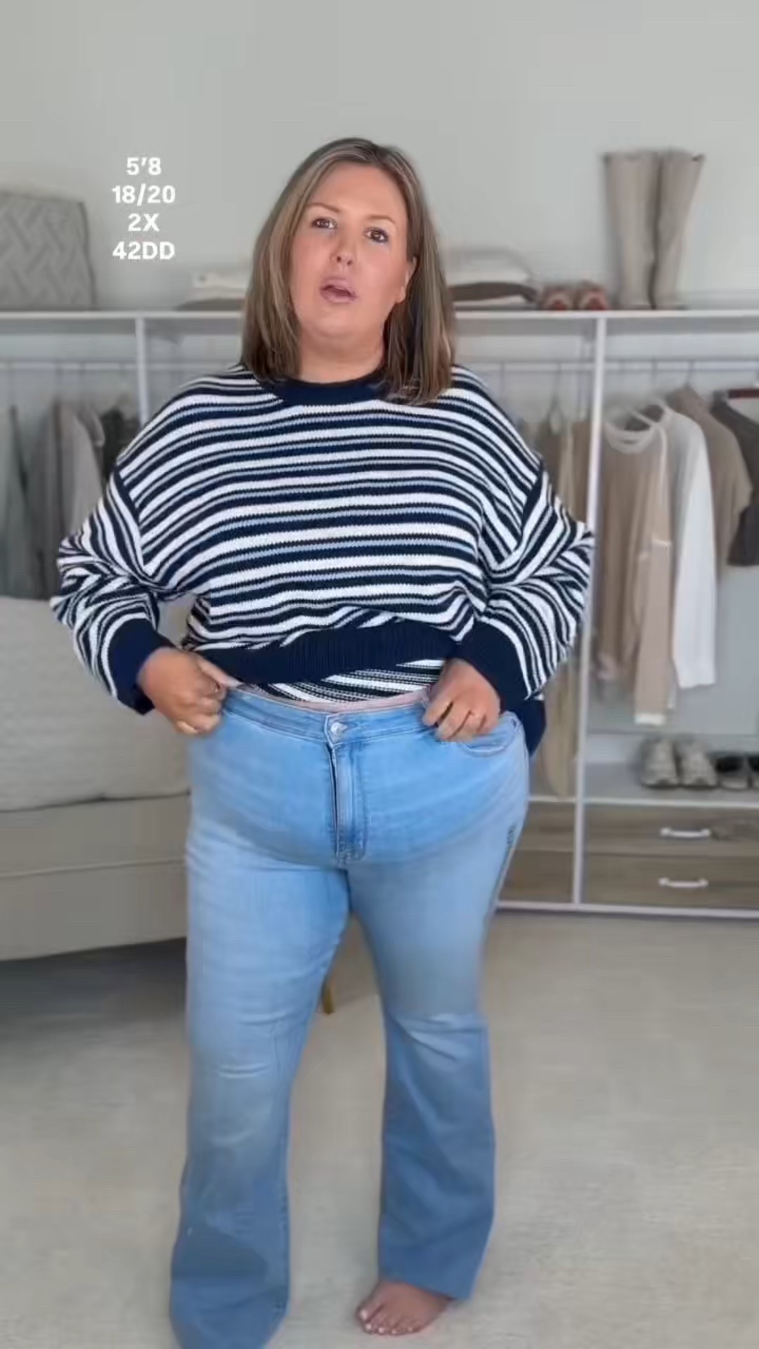 Wearing a size 20 regular in the jeans and an XXL in the tops — I recommend sizing up if in between if you’re shaped like me, and I loooove these pieces!! 

Plus size fashion, comfy casual, everyday outfits, trendy fashion, midsize fashion, try on haul

#LTKMidsize #LTKOver40 #LTKPlusSize