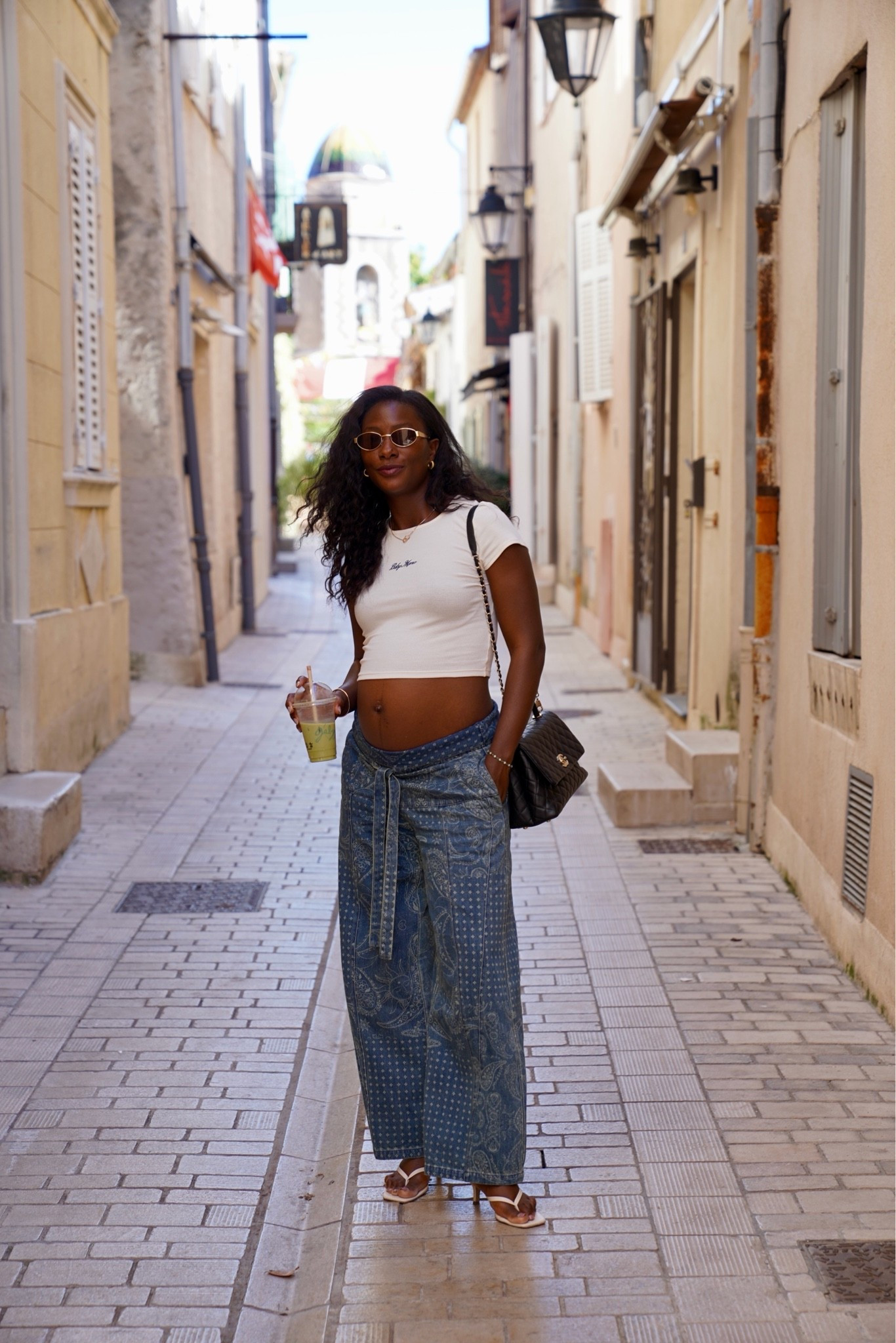 One of my favorite maternity outfits from this trip 🤍✨

Wearing size S in the top and size S in the pants.

#LTKBump