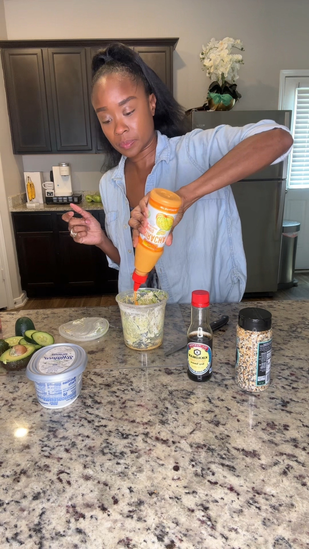 Cucumber Salad! Y’all this is sooo good. 

