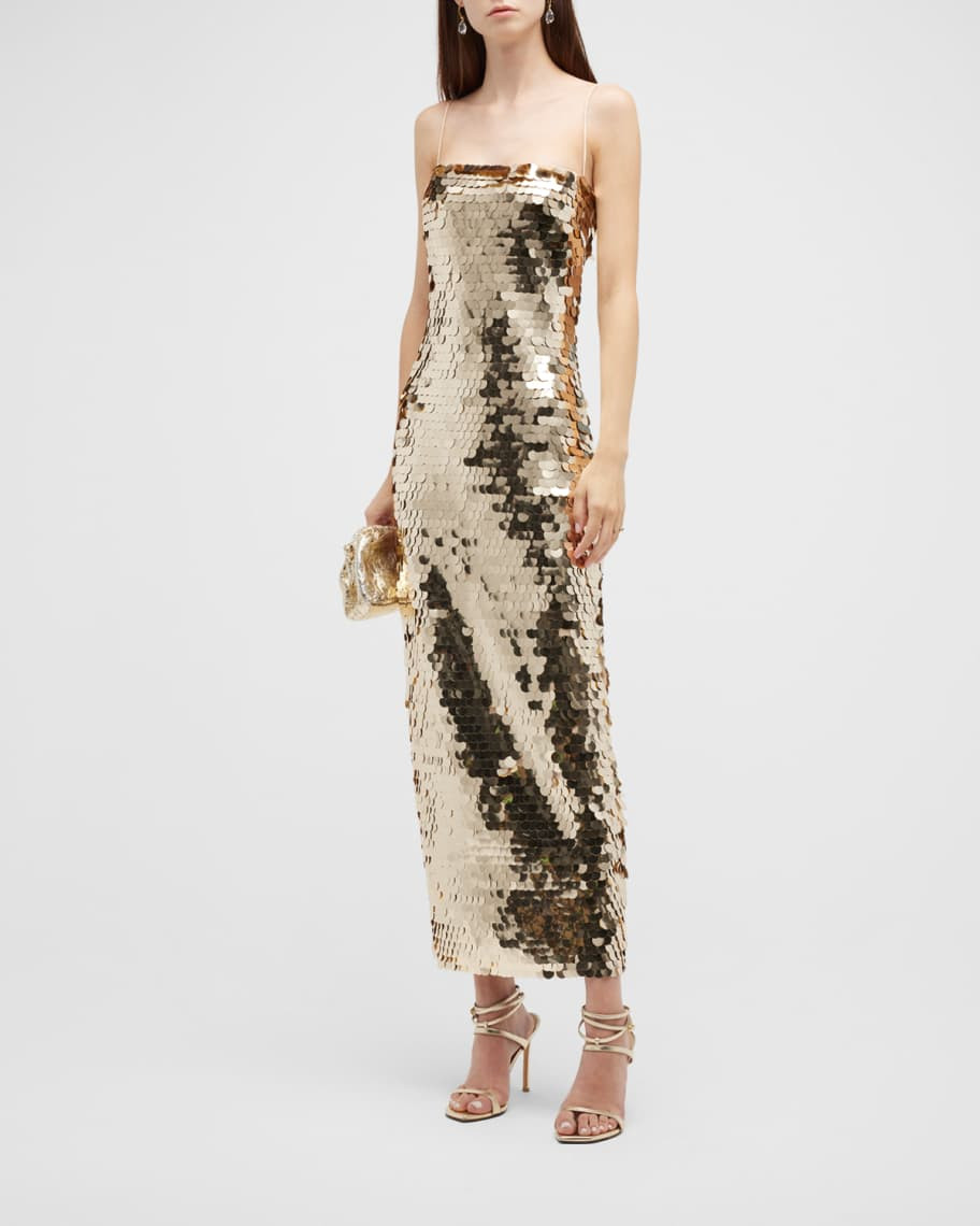 NEW ARRIVALS Phoenix Sequin Slip Dress | Neiman Marcus