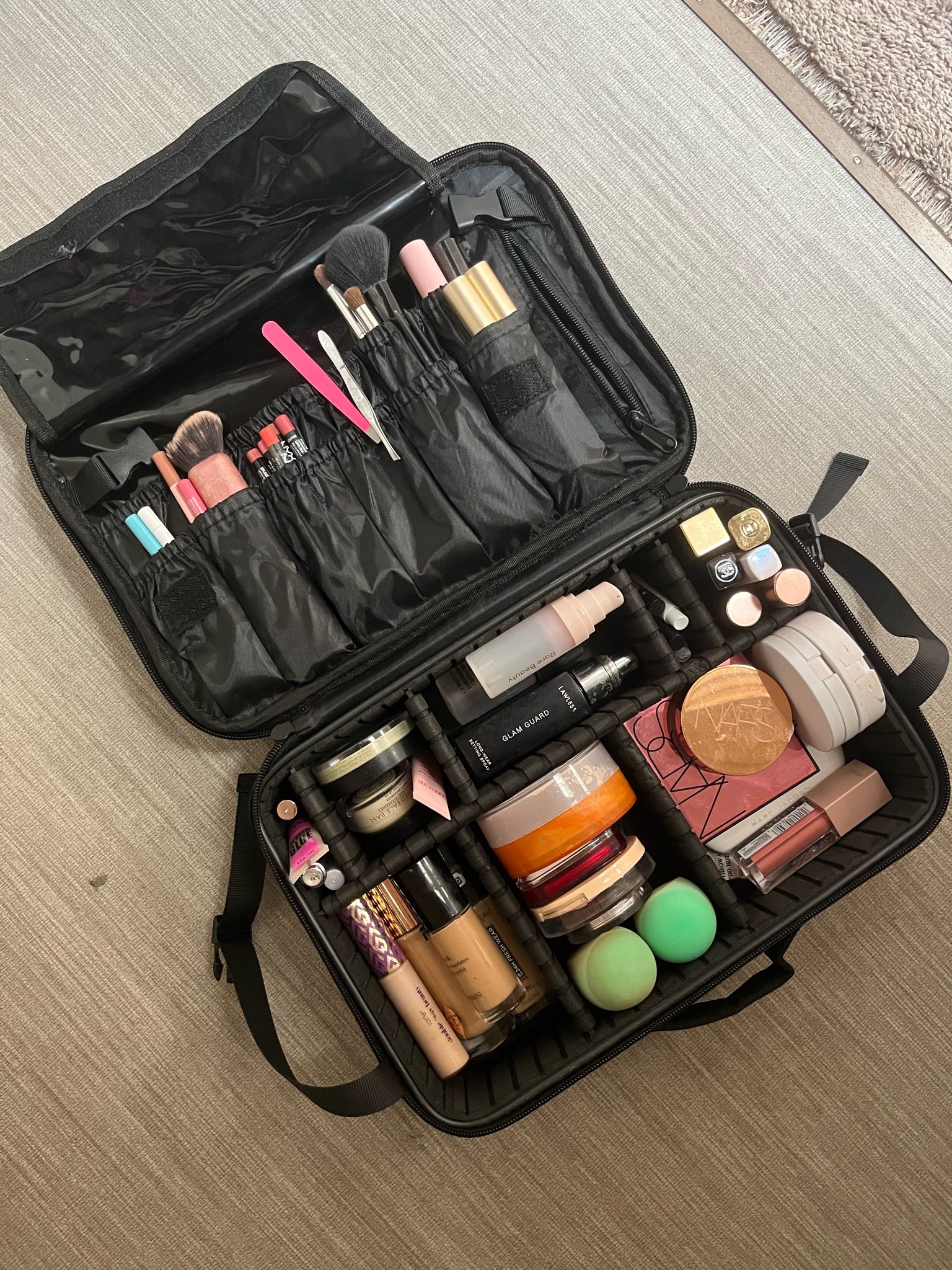One of the best beauty items I have ever purchased for myself….this makeup bag!!! Not only are the sections customizable to fit your needs there is also a top layer for more beauty products. This would make an excellent Christmas gift! 

#LTKbeauty #LTKSeasonal #LTKunder50
