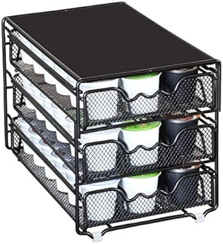 DecoBros 3 Tier Drawer Storage Holder 54 Keurig Coffee Pod | Amazon (US)