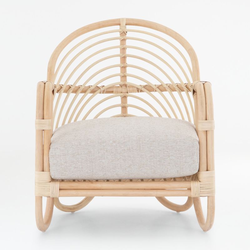 Etta Natural Rattan Chair | Crate and Barrel | Crate & Barrel