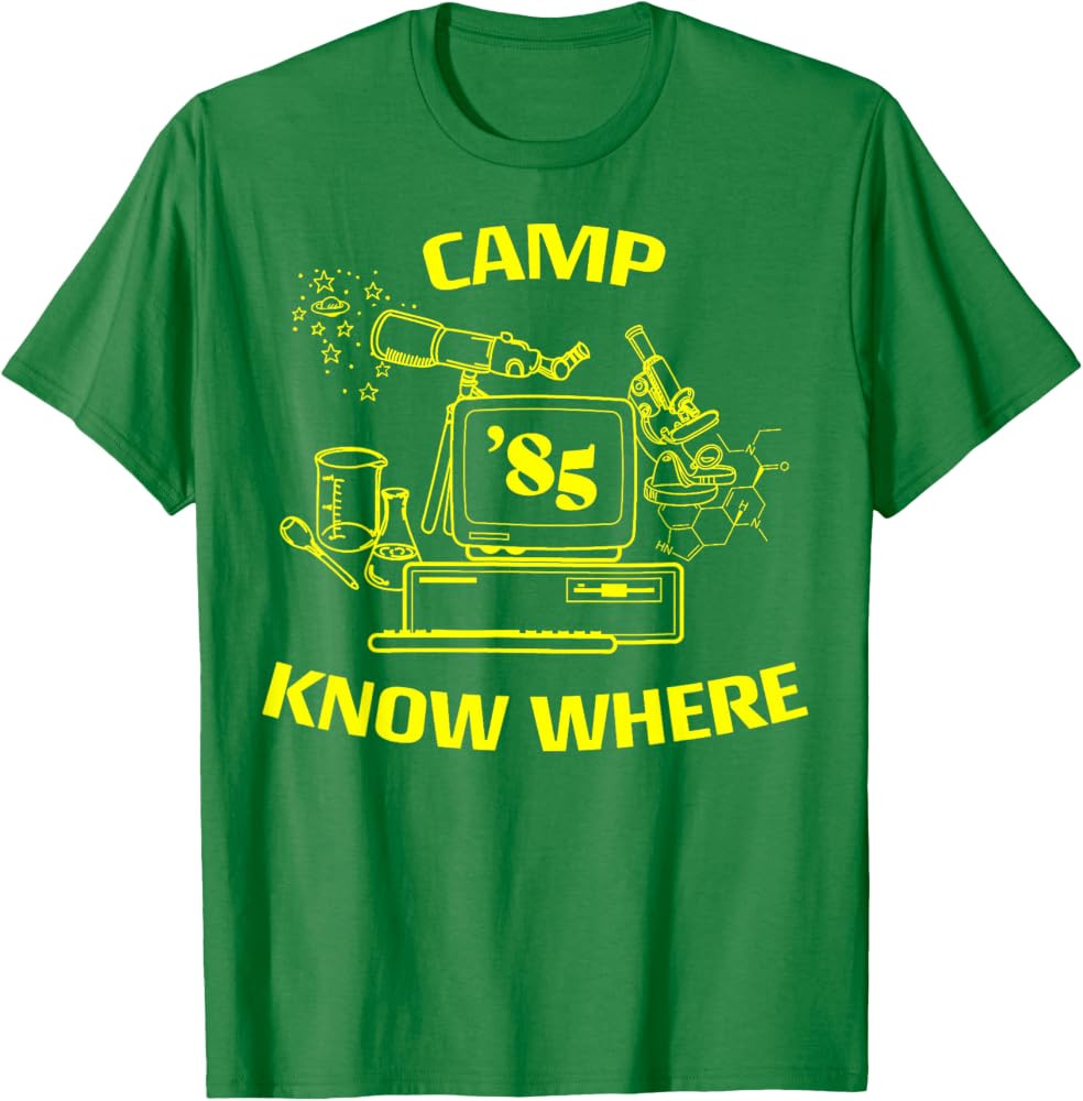 Netflix Stranger Things Camp Know Where 85 Logo T-Shirt | Amazon (US)