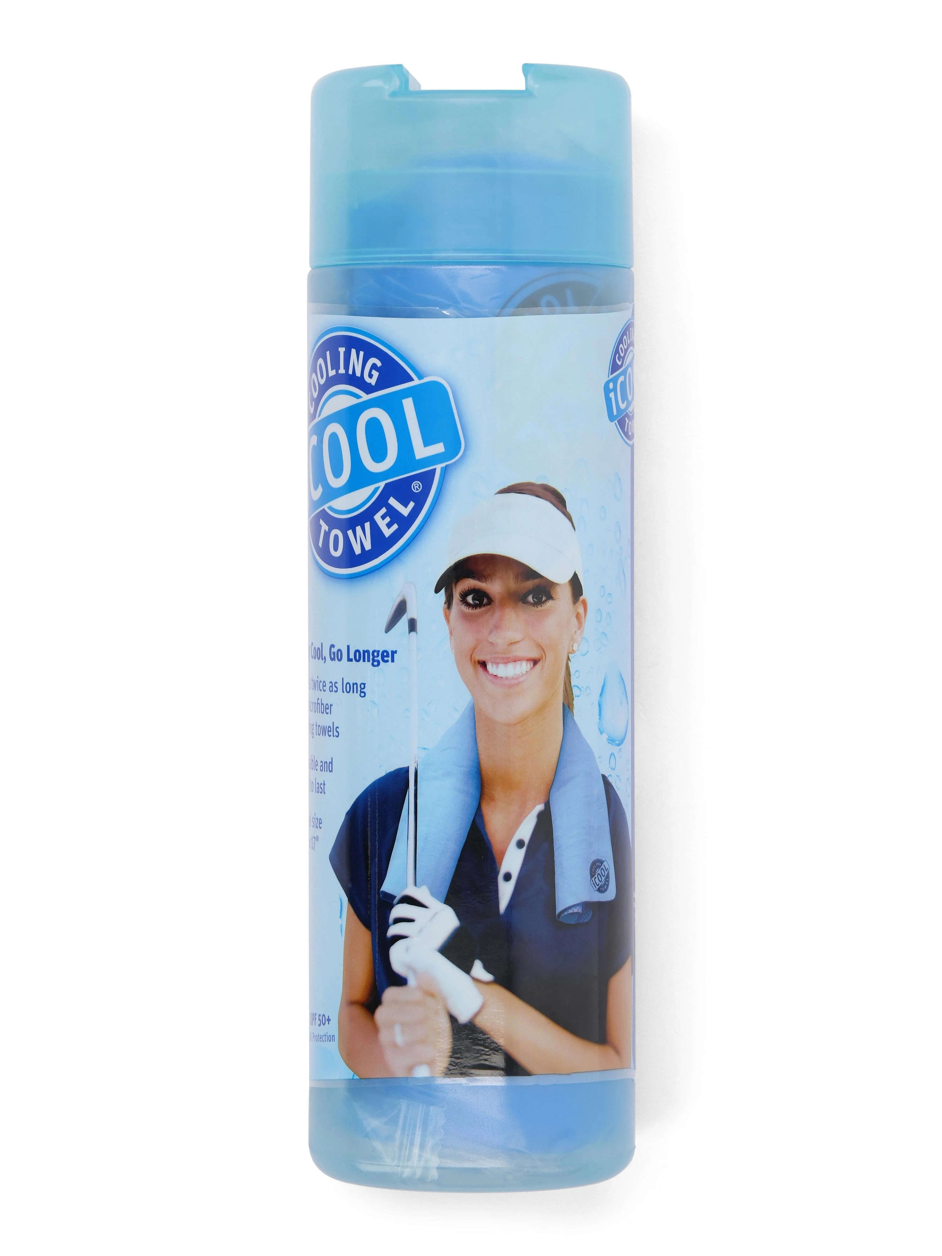 Frogg Toggs iCOOL PVA Cooling Towel, Reusable and Washable Towel, 26” x 17”, Sky Blue | Walmart (US)