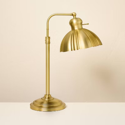 Fluted Scallop Brass Table Lamp - Hearth & Hand™ with Magnolia | Target