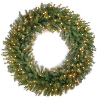 48" Norwood Fir Wreath With Clear Lights | Michaels Stores