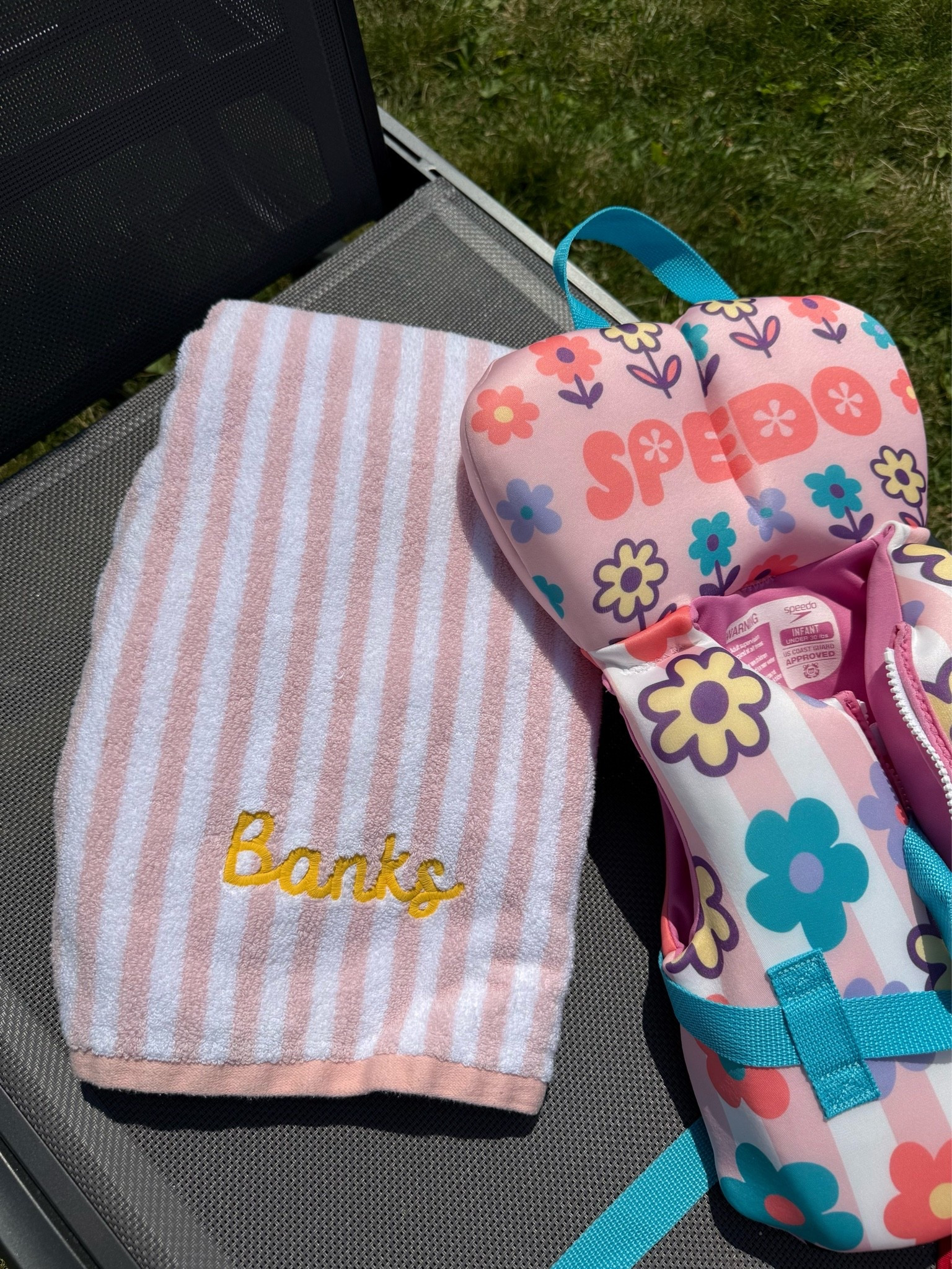 File this under things that make me happy🤭☀️ the cutest monogrammed beach towel! We love this brand and Banks has bath towels too!

Summer finds, toddler, kids, life jacket, beach towel

#LTKKids #LTKSwim