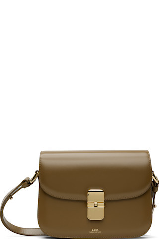 Taupe Grace Small Bag | SSENSE