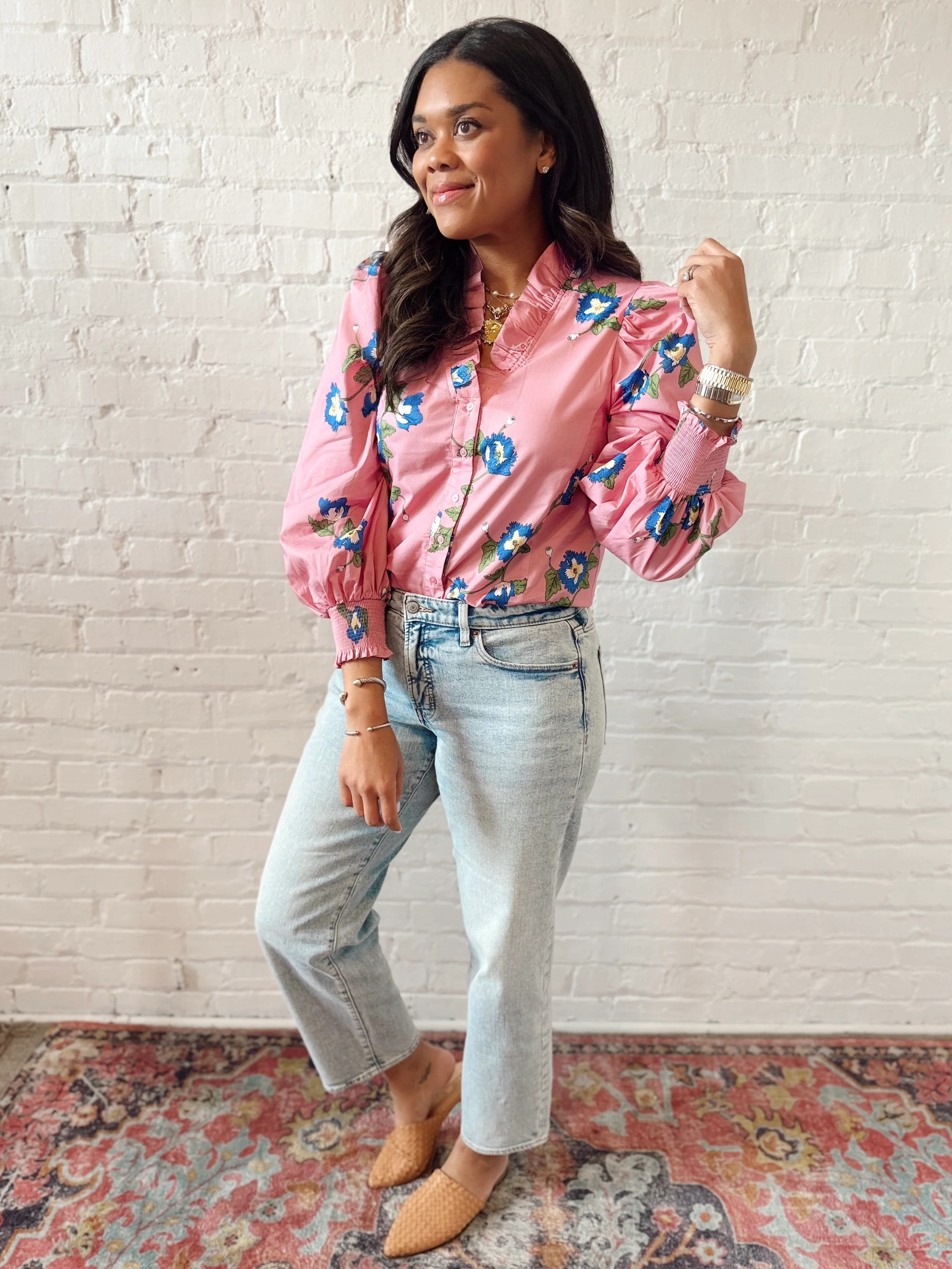 Florence Button Down Small | Fabulous Finds Boutique