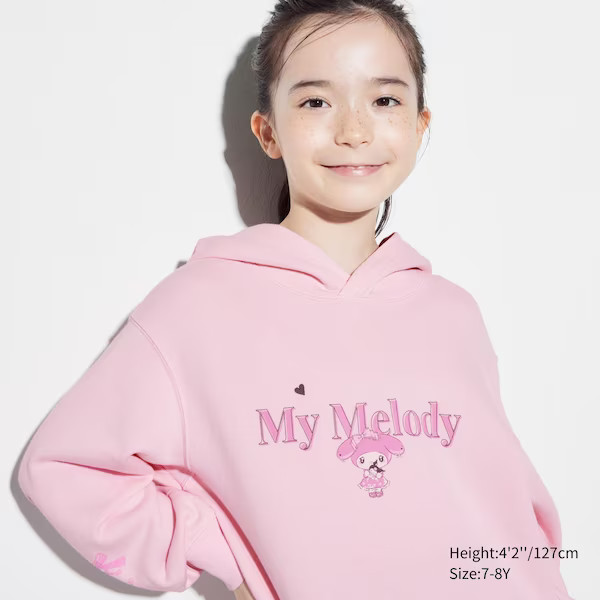 Sanrio Characters Sweat Cropped Hoodie | UNIQLO (US)