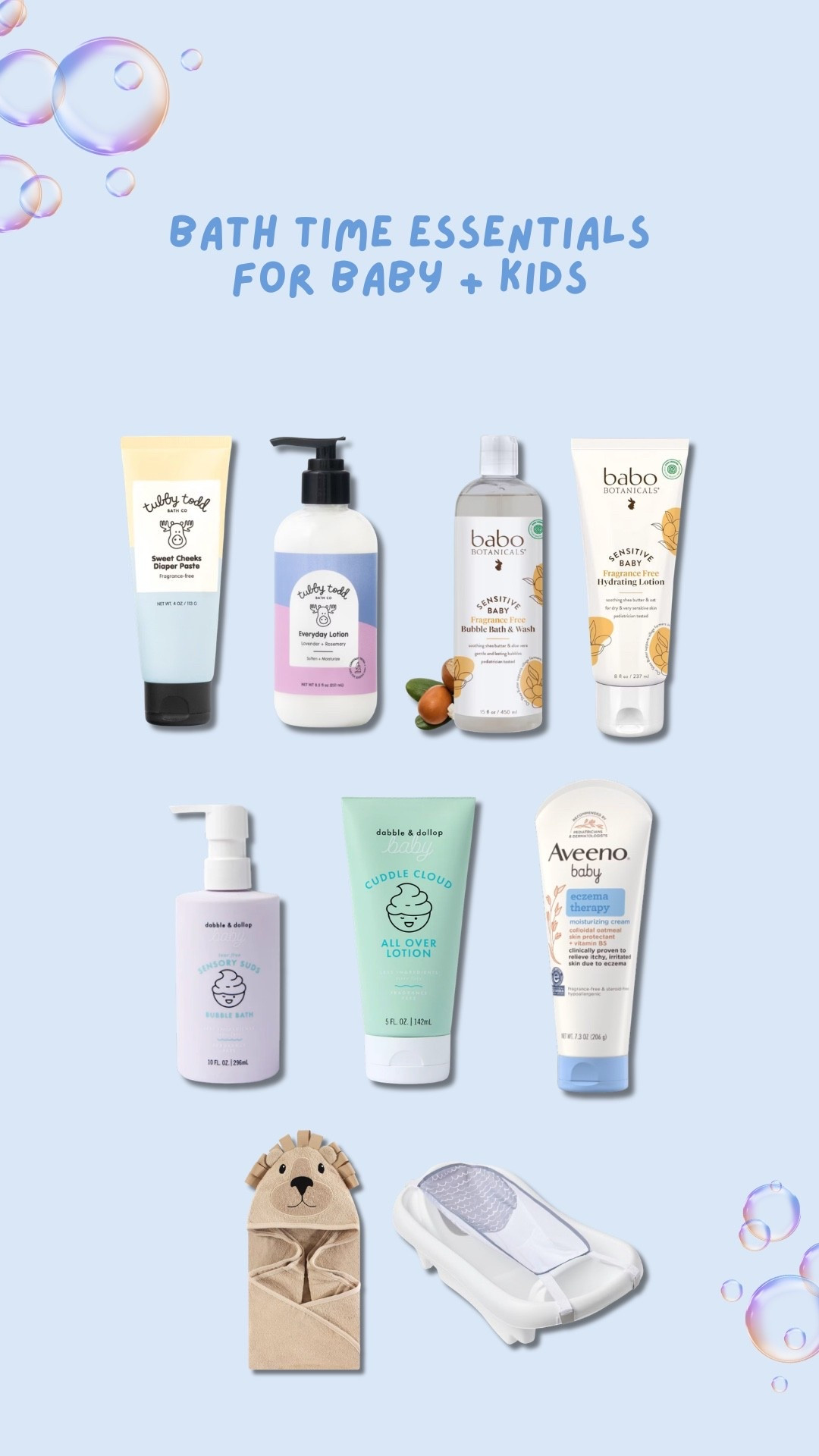 go-to bath time essentials for babies and kids! 🫧🛁

#LTKKids #LTKmomlife #LTKBaby