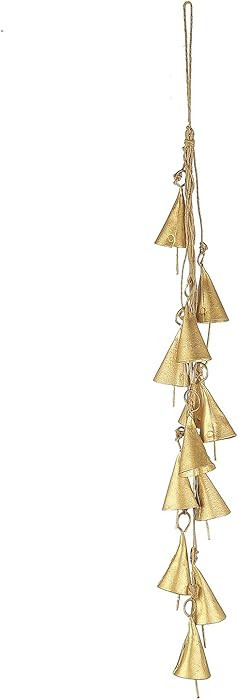 Bellshub Hanging Metal Bell Cluster with Jute Rope – Handmade Rustic Cow Bells for Wall, Door &... | Amazon (US)