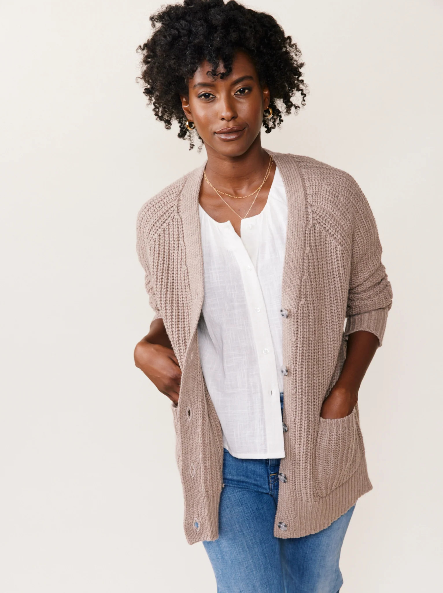 Cristina Boyfriend Cardigan | ABLE Clothing