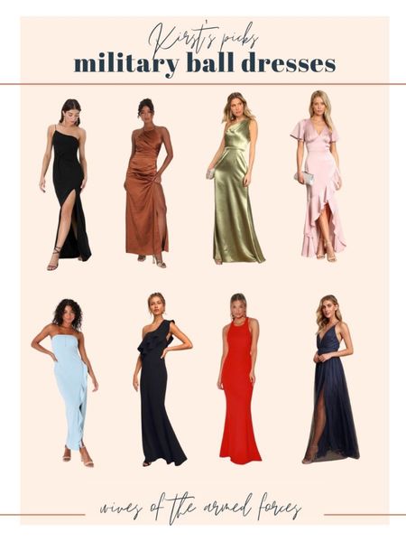 The dresses I'm eyeing for this year's formal military ball, so many great options from Lulus!



#LTKwedding #LTKunder100 #LTKSeasonal