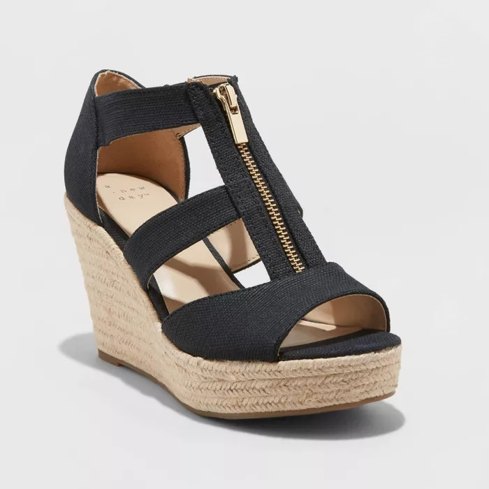 Women's Carla Jute Platform Espadrille Wedge Pumps - A New Day™ | Target