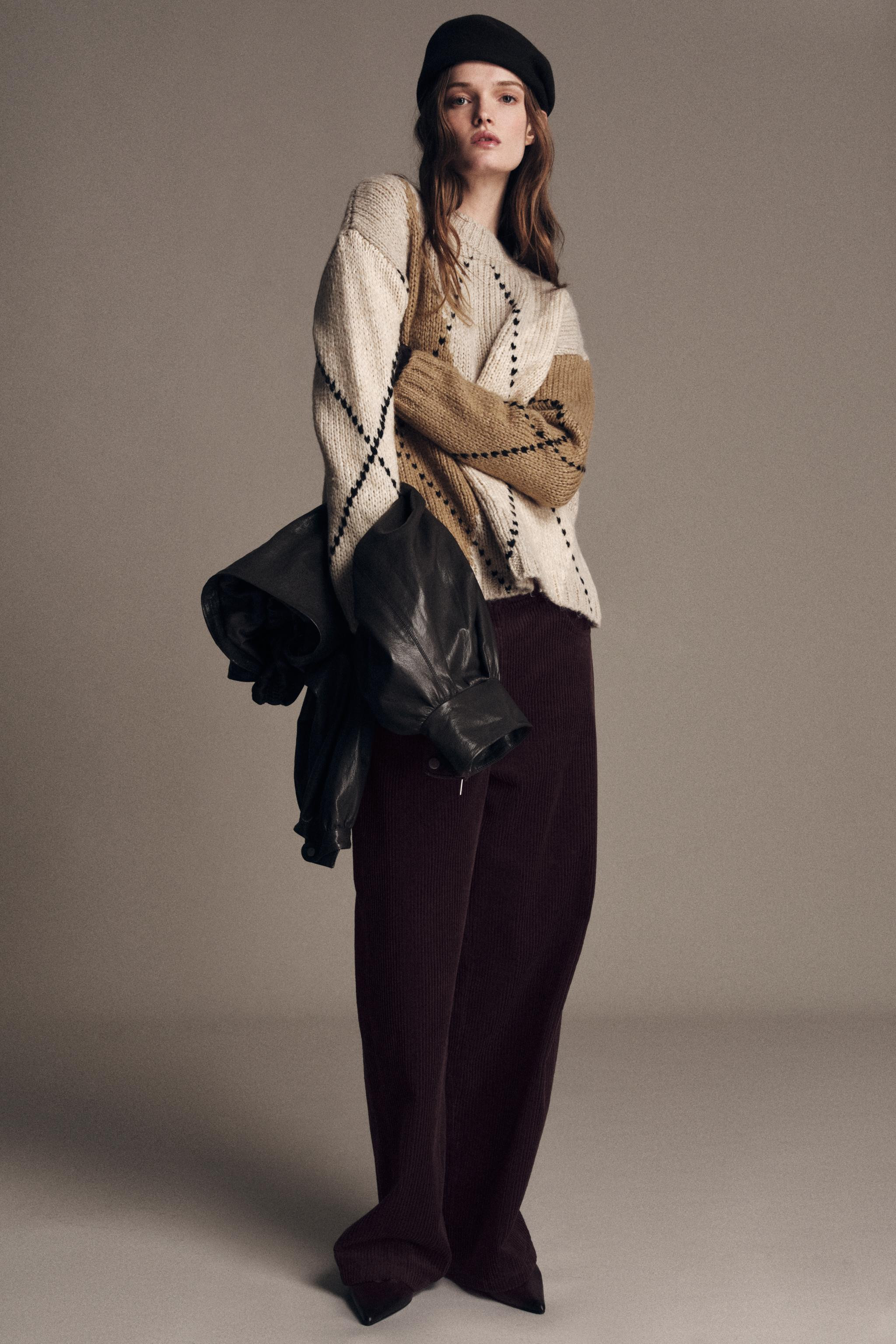 DIAMOND KNIT JUMPER | Zara UK