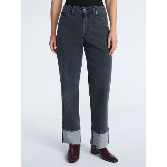 Scoop Women's and Women's Plus Benton Cuffed Ankle Jeans, 25", 27", and 29" Inseams, Sizes 0-26 | Walmart (US)