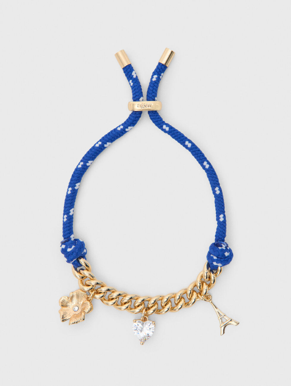 Marine cord chain bracelet Denim - Jeans for Women | Maje | Maje US