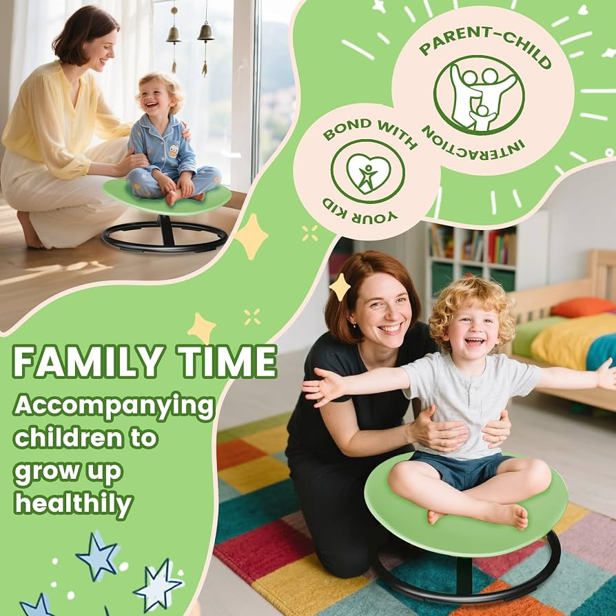 21" L × 19" W Large Size Spinning Chair For Autistic Kids, Autism Sensory Spinning Chair, Sensor... | Amazon (US)