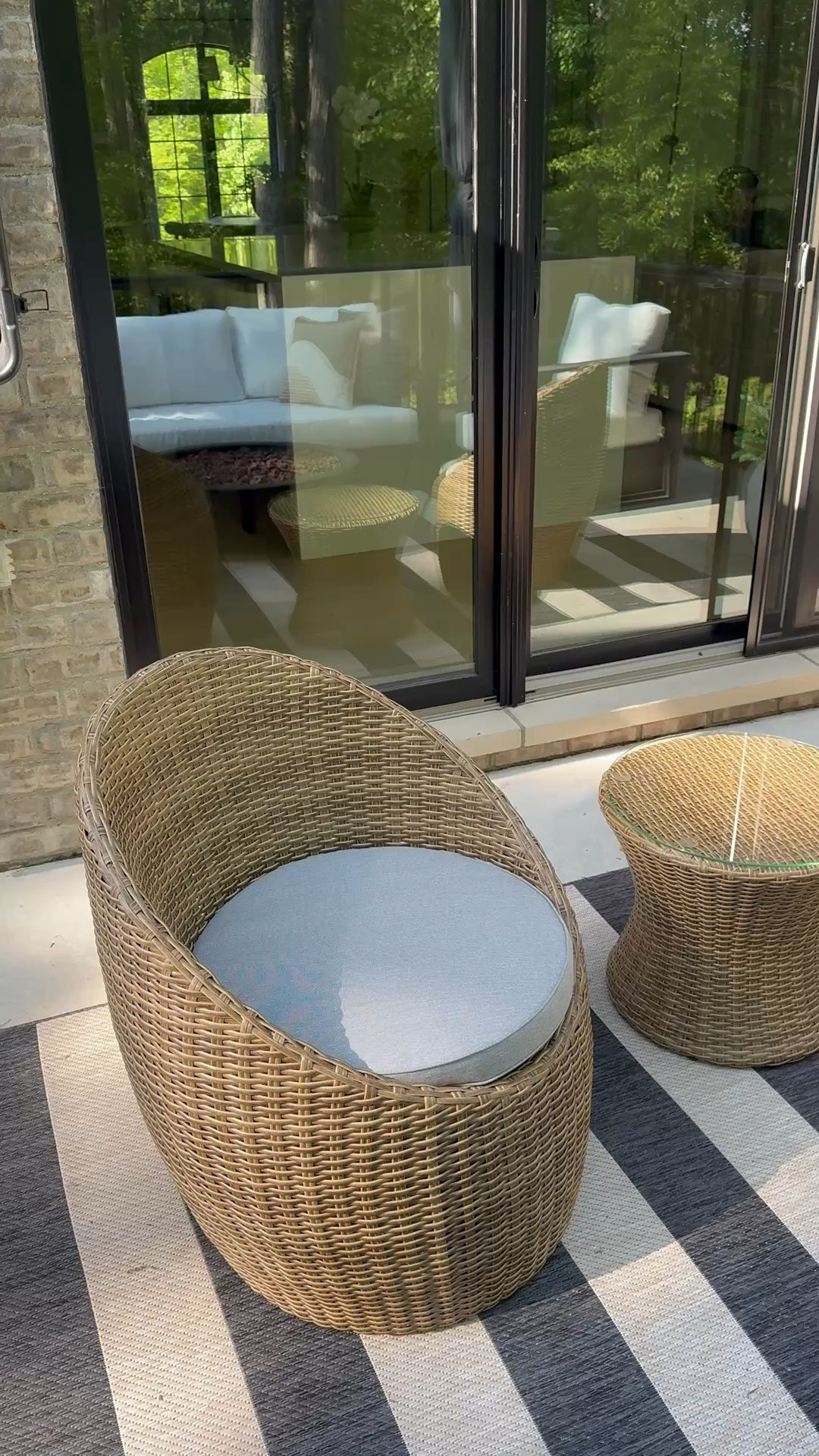 Outdoor wicker set. Wicker chairs and table set

#LTKHome #LTKSeasonal