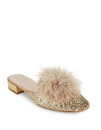 Gala Glitter Mules | Lord & Taylor