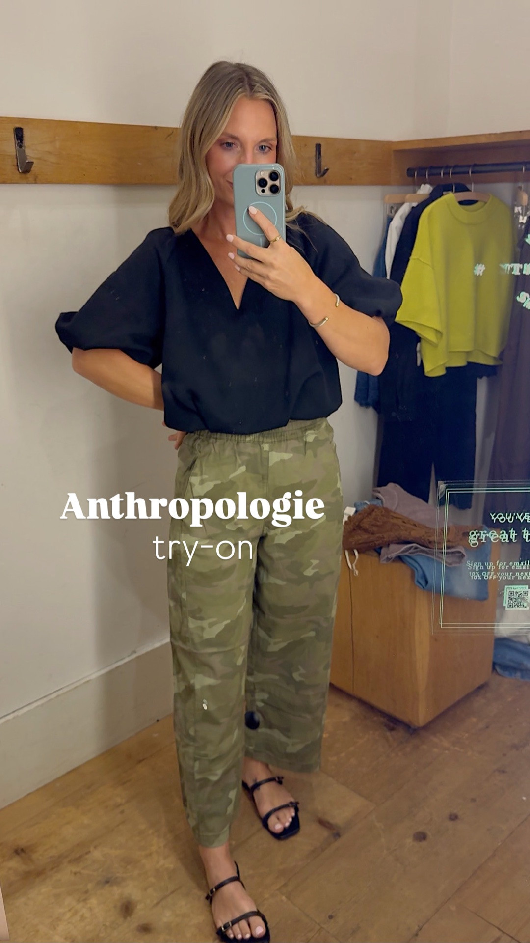 My latest try on at Anthropologie.  Favs are the camo pants and black sweatshirt.

#LTKOver40 #LTKootd