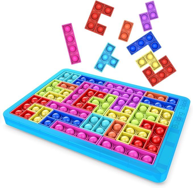 IBanana Fidget Toys - Big Size Push Pop Bubble Fidget Sensory Toy - Jigsaw Puzzle Games to Reliev... | Amazon (US)