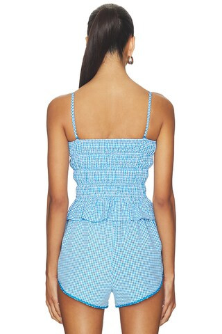 The Delilah Top in Cosmic Blue | Revolve Clothing (Global)