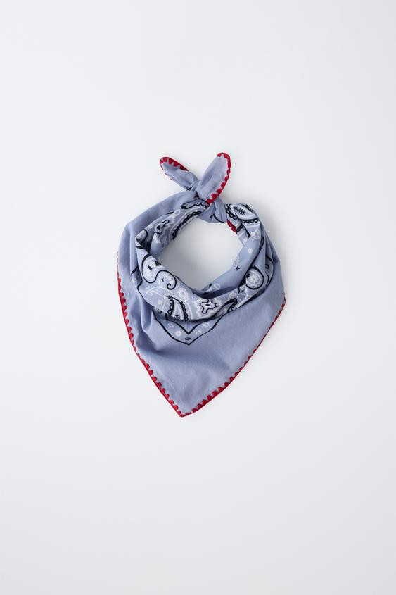 CONTRAST PAISLEY BANDANA | Zara US