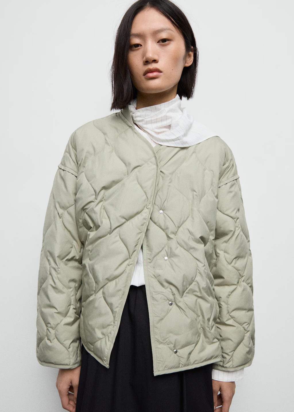 Oversized quilted anorak | Mango (US/MX/AU)