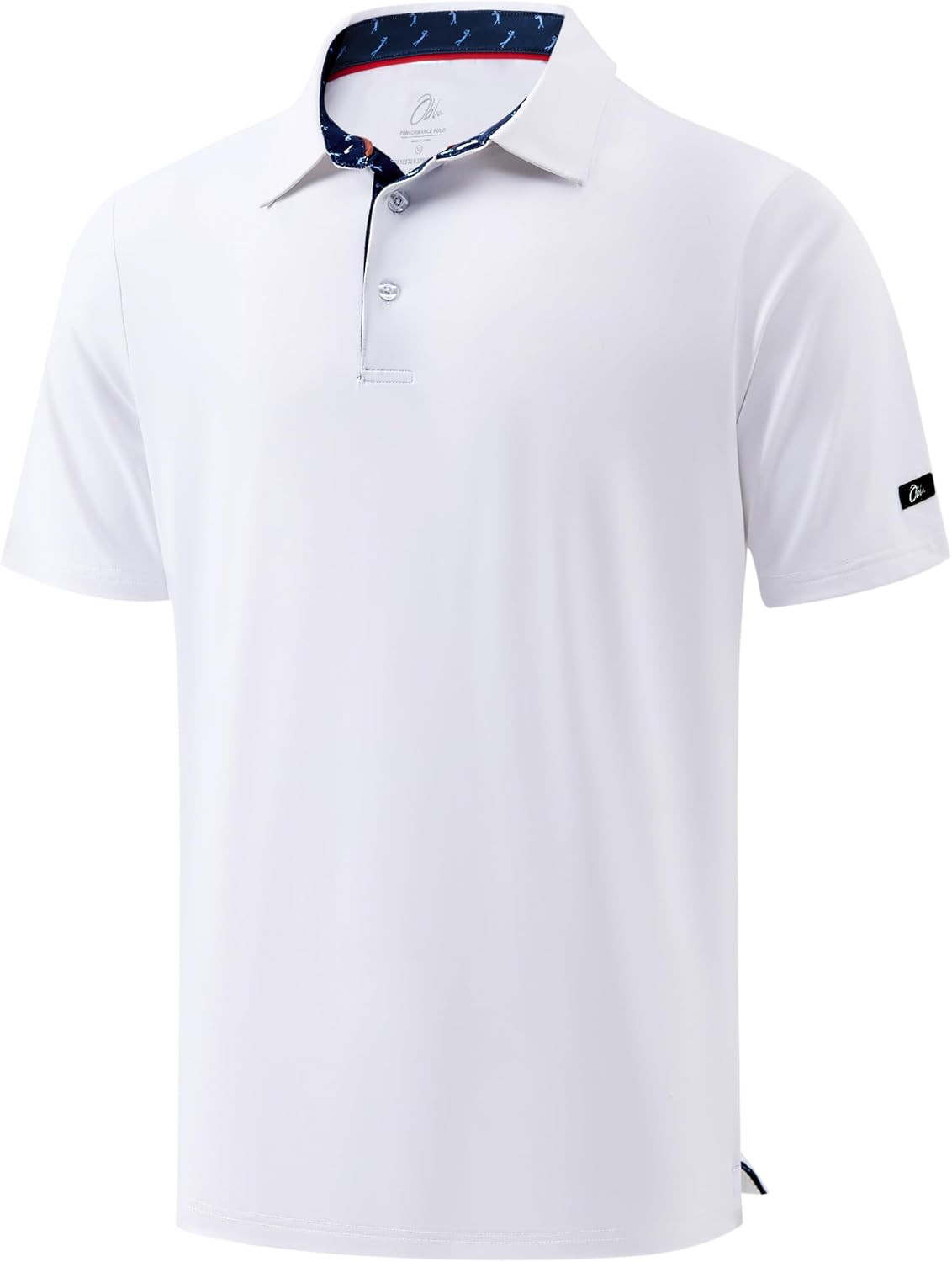 Obla Mens Golf Shirt Short Sleeve Dry Fit Collared Polo Shirts | Amazon (US)