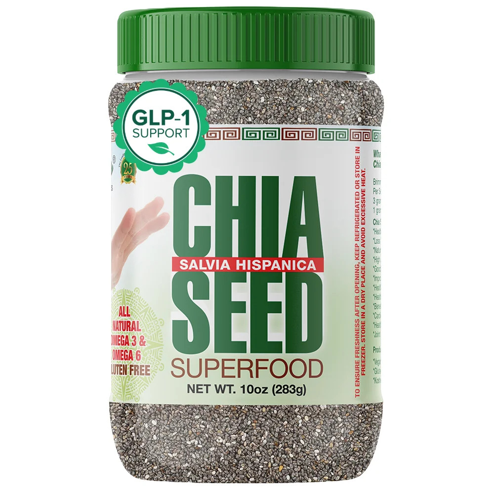 Sanar Naturals Chia Seed Superfood, Dietary Fibers, Protein and Omega-3, Gluten Free, Vegan, 10 o... | Walmart (US)