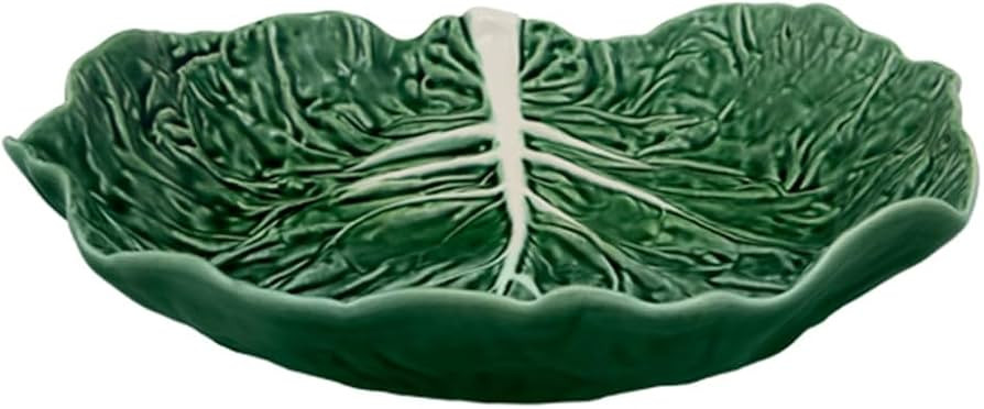 Bordallo Pinheiro Cabbage Green Salad Serving Bowl | Amazon (US)