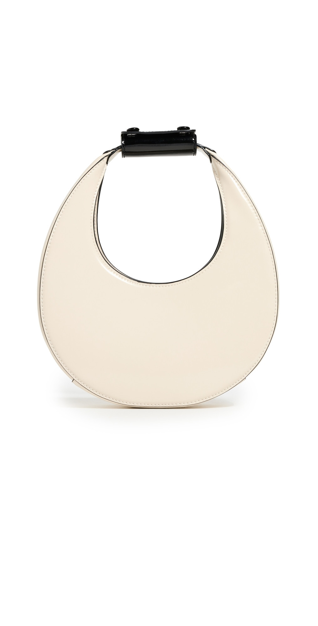 STAUD Mini Moon Bag Cream/Black One Size | Shopbop