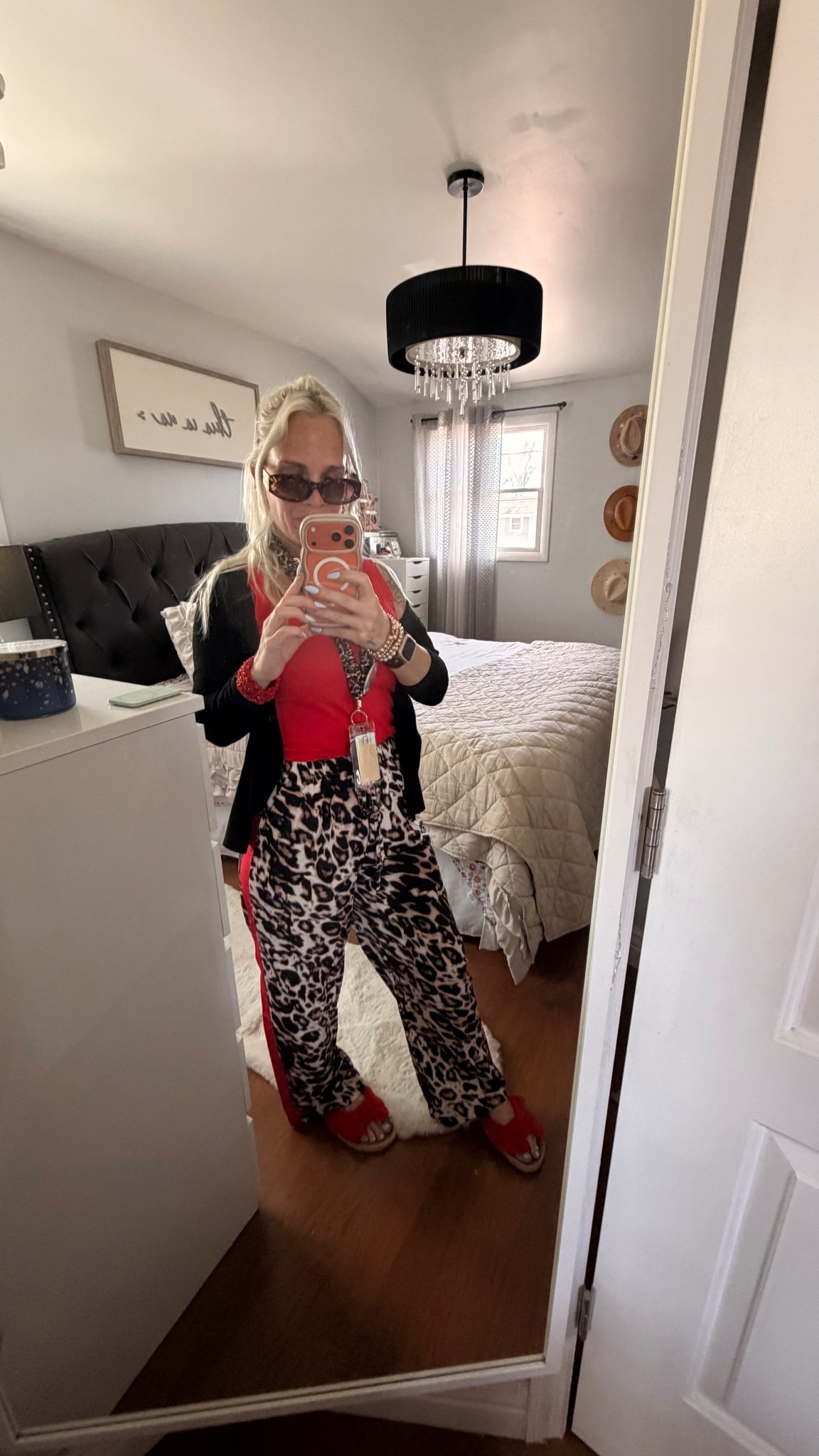 These leopard print track pants are everything ❤️

#LTKootd #LTKU #LTKOver40