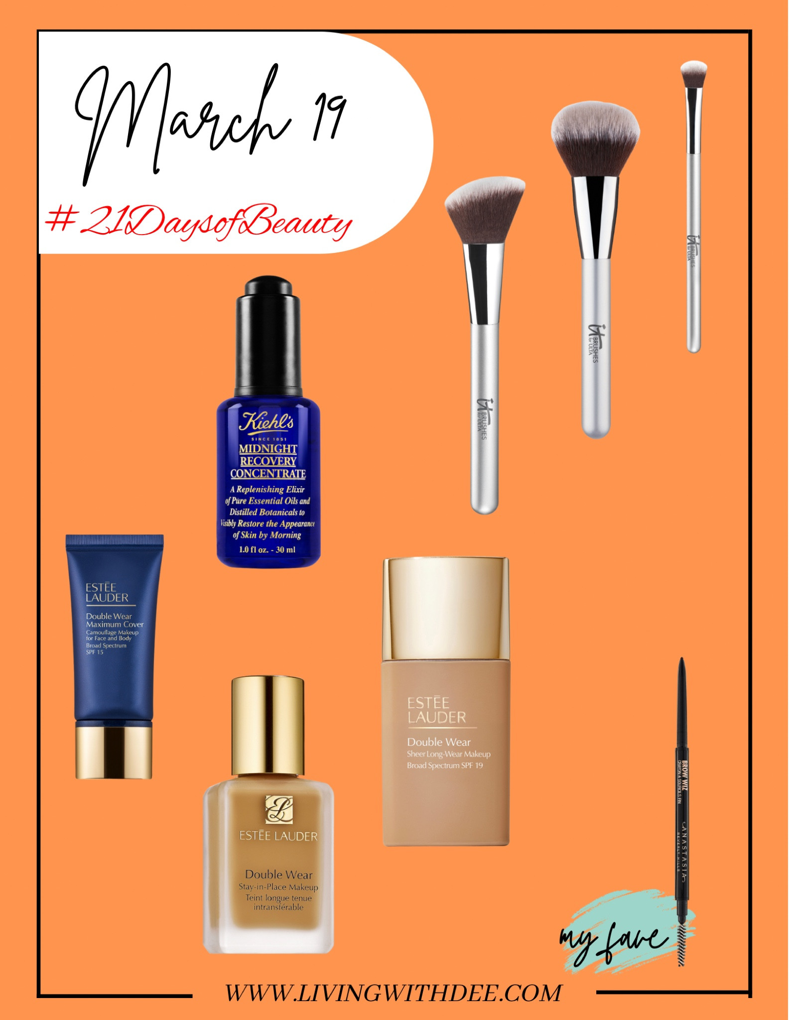 Day 8 #21DaysofBeauty

It cosmetics, Estée Lauder, kiehl’s, Anastasia Beverly Hills 

#LTKFind #LTKsalealert #LTKbeauty