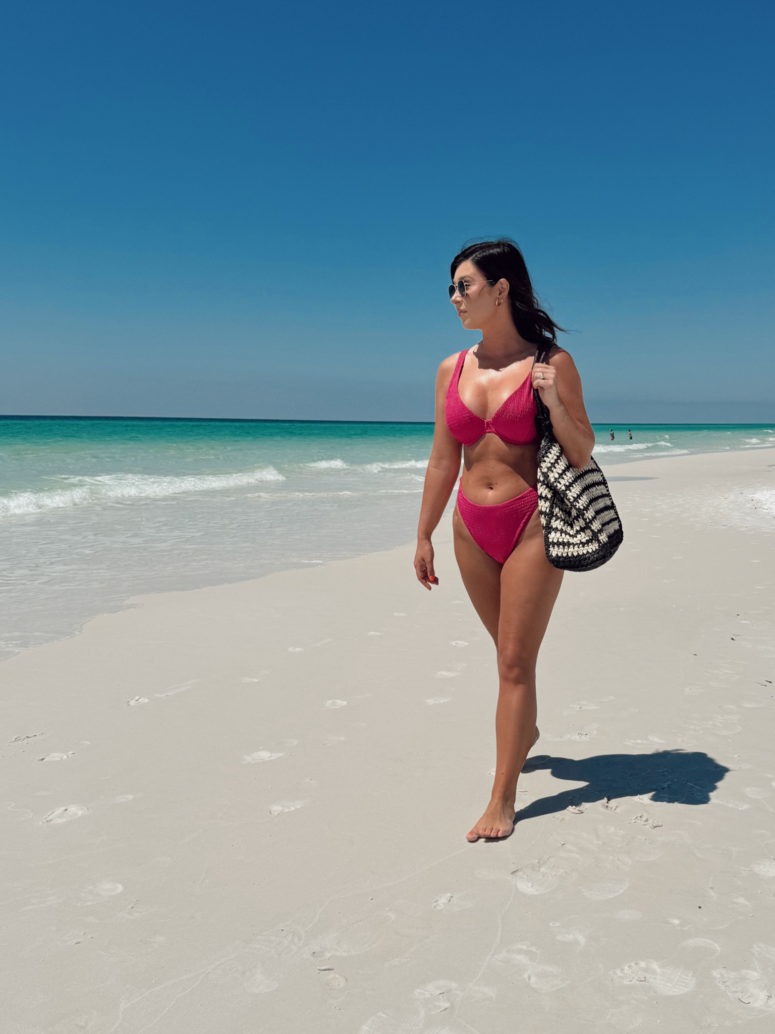 Abercrombie bikinis are hands down the best. I do a curve love medium top and just regular medium bottoms. Also- this bag was perfect for the beach. Use code AFTIA for the last day to save 20% 

#LTKmidsize #LTKswim #LTKsalealert